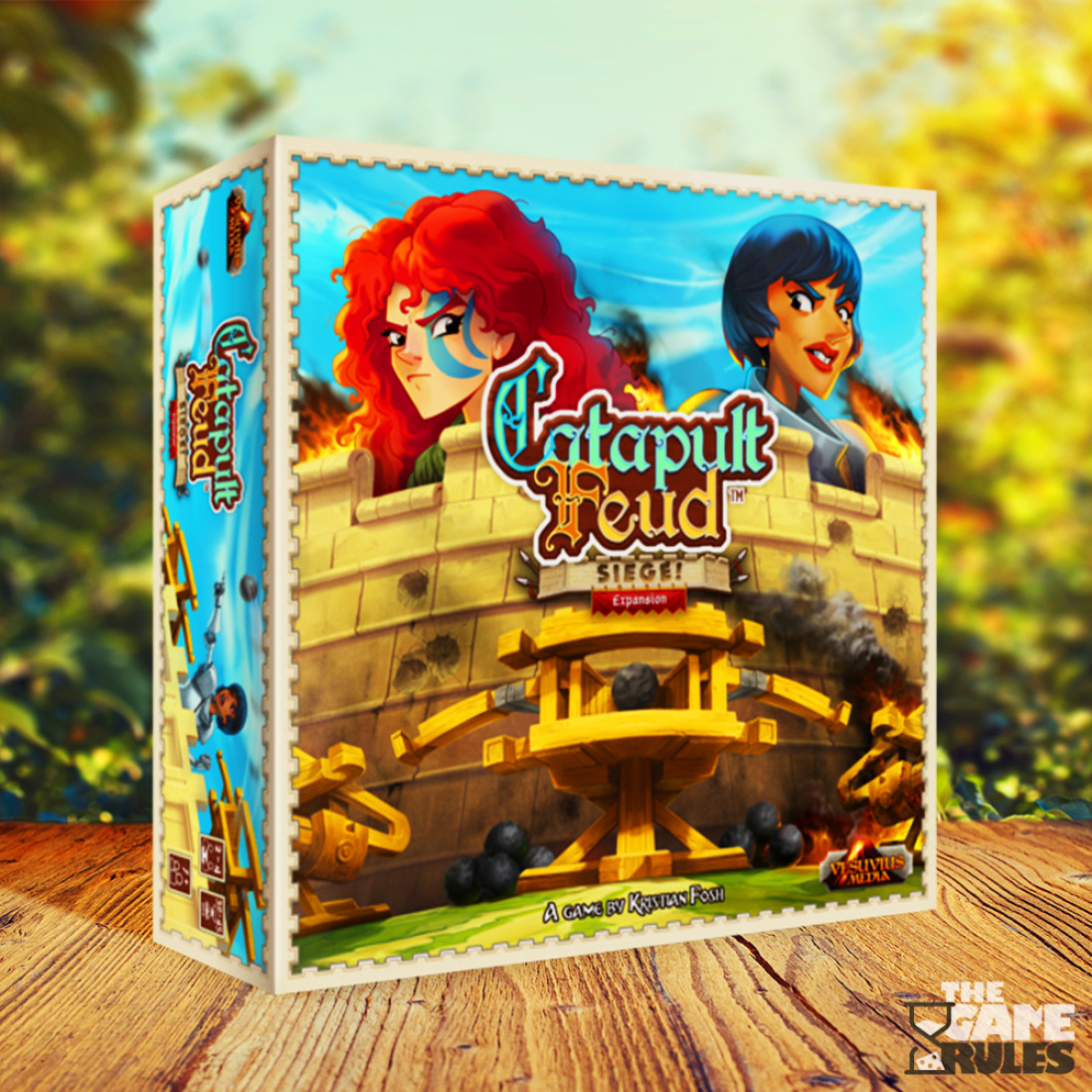 Catapult Feud Siege (Exp) Επιτραπέζια Παιχνίδια The Game Rules